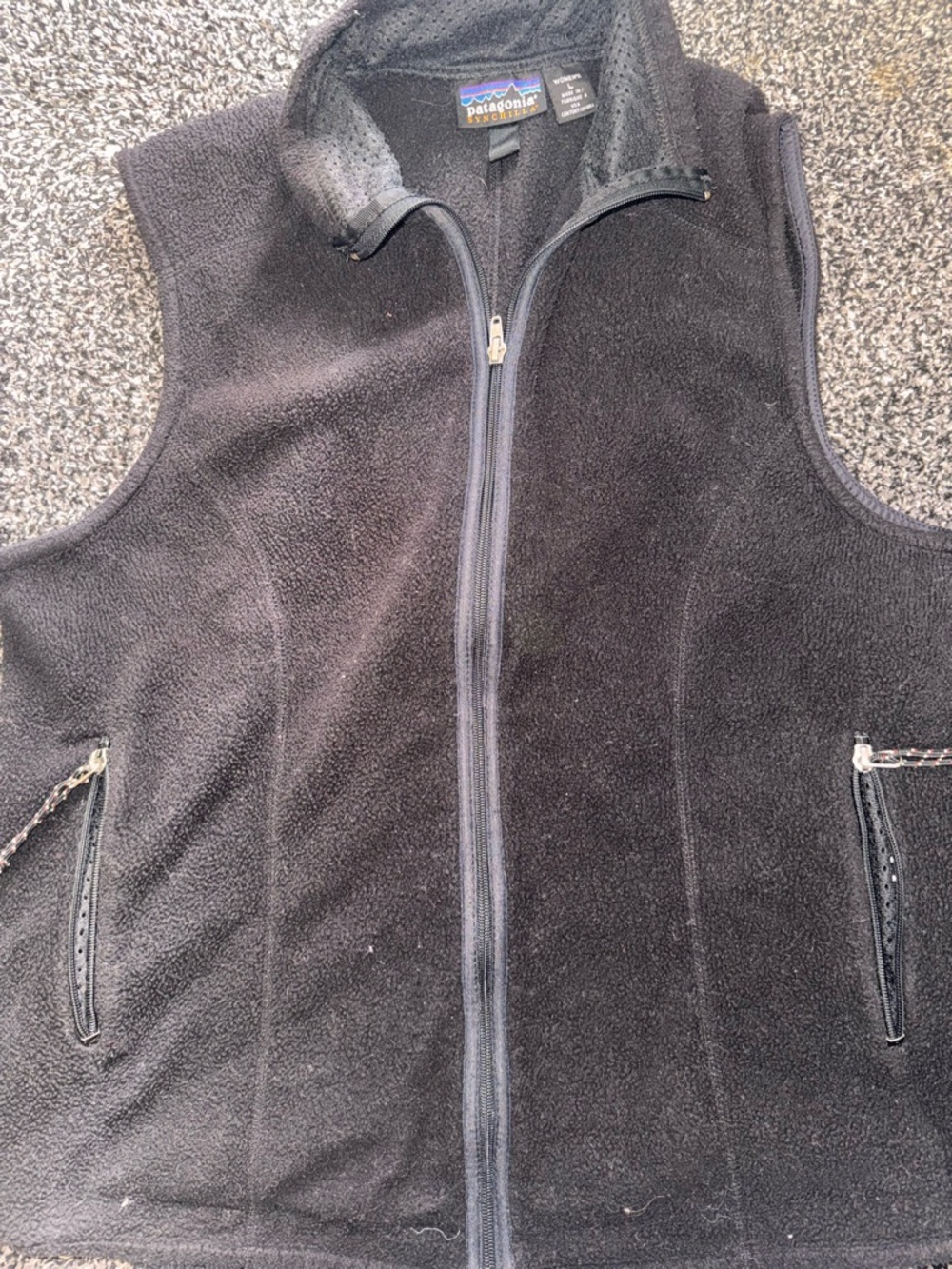Patagonia Black Womens  Full-Zip Fleece Vest